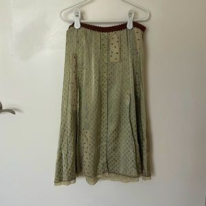 Burning Torch skirt, silk, in great condition